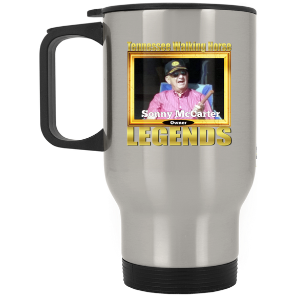 SONNY MCCARTER (Legends Series) XP8400S Silver Stainless Travel Mug