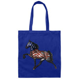 Tennessee Walking Horse Performance All American BE007 Canvas Tote Bag