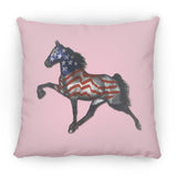 Tennessee Walking Horse Performance All American ZP16 Medium Square Pillow