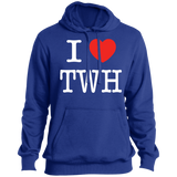 I LOVE TWH WHITE ST254 Pullover Hoodie