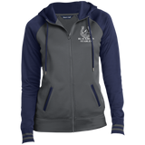 BLACKBURN STABLES (WHITE) LST236 Ladies' Sport-Wick® Full-Zip Hooded Jacket