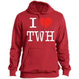 I LOVE TWH WHITE ST254 Pullover Hoodie