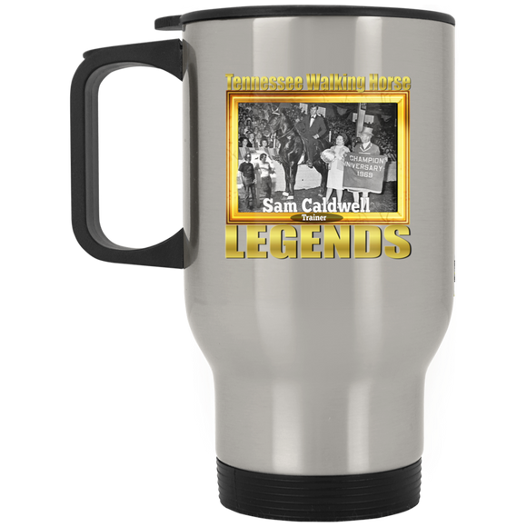 SAM CALDWELL  (Legends Series) XP8400S Silver Stainless Travel Mug