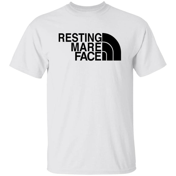 RESTING MARE FACE(black) G500 5.3 oz. T-Shirt