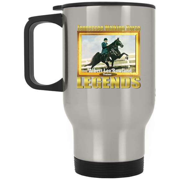 ALBERT LEE ROWLAND  (Legends Series) XP8400S Silver Stainless Travel Mug