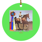 WGC MIDNIGHT MERRY SUBORNC Circle Ornament