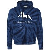 American Saddlebred 2 (white) CD877 Unisex Tie-Dyed Pullover Hoodie