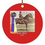 WGC CITY GIRL SUBORNC Circle Ornament