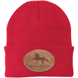 AMERICAN SADDLEBRED ON LEATHER CP90 Knit Cap - Patch