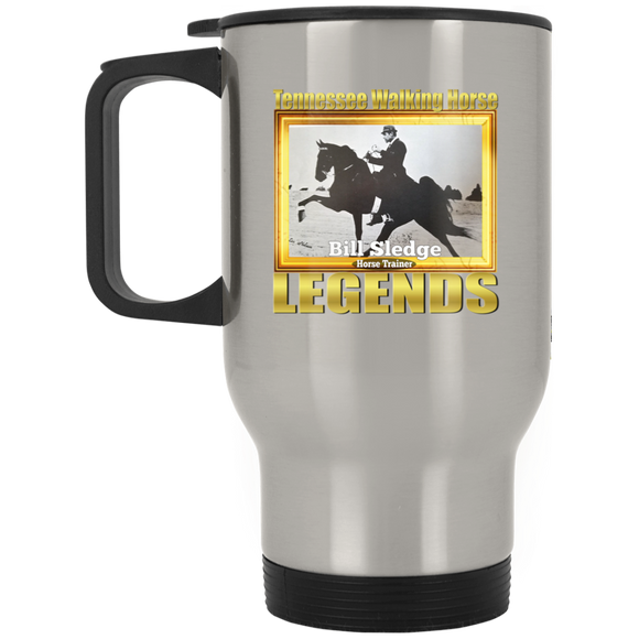 BILL SLEDGE (Legends Series) XP8400S Silver Stainless Travel Mug