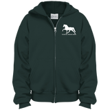 Tennessee Walker 4HORSE PC90YZH Youth Full Zip Hoodie
