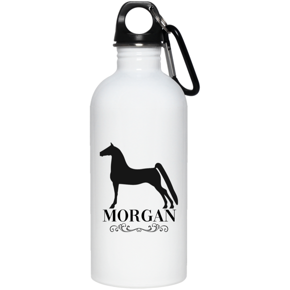 MORGAN STYLE 1 4HORSE 23663 20 oz. Stainless Steel Water Bottle