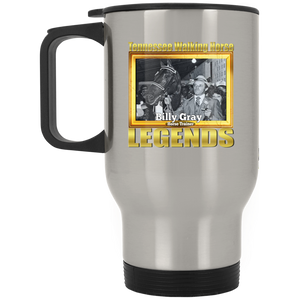 BILLY GRAY (Legends Series) XP8400S Silver Stainless Travel Mug