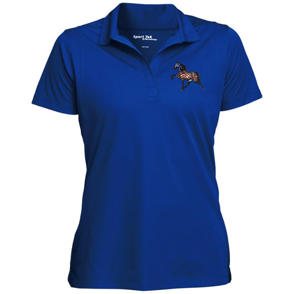 Tennessee Walking Horse Performance All American LST650 Ladies' Micropique Sport-Wick® Polo