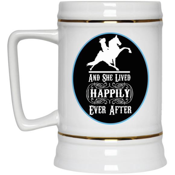 SHE LIVED HAPPY EVERY AFTER TWH PERFORMANCE 22217 Beer Stein 22oz.