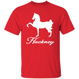 HACKNEY DESIGN 1 (white) 4HORSE G500 5.3 oz. T-Shirt