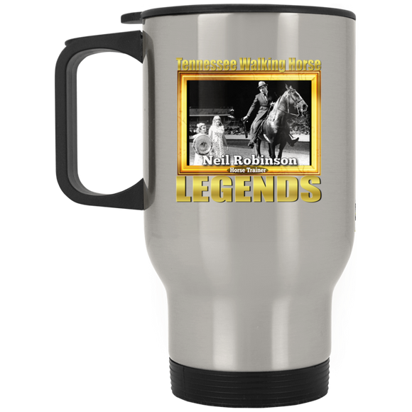 NEIL ROBINSON(Legends Series) XP8400S Silver Stainless Travel Mug