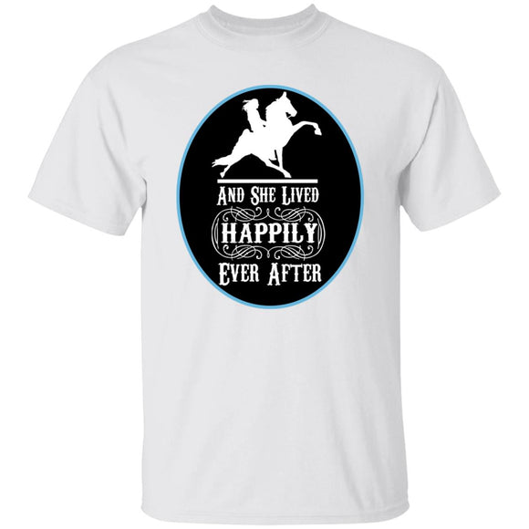 SHE LIVED HAPPY EVERY AFTER TWH PERFORMANCE G500 5.3 oz. T-Shirt