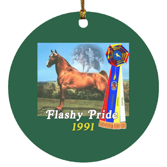 WGC FLASHY PRIDE SUBORNC Circle Ornament