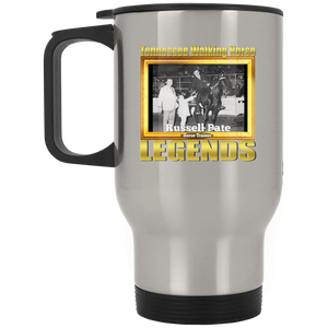 RUSSELL PATE (Legends Series) XP8400S Silver Stainless Travel Mug