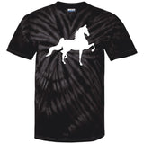 American Saddlebred (white) CD100 100% Cotton Tie Dye T-Shirt