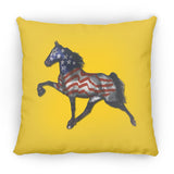 Tennessee Walking Horse Performance All American ZP14 Small Square Pillow