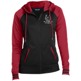 BLACKBURN STABLES (WHITE) LST236 Ladies' Sport-Wick® Full-Zip Hooded Jacket