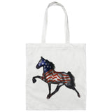 Tennessee Walking Horse Performance All American BE007 Canvas Tote Bag
