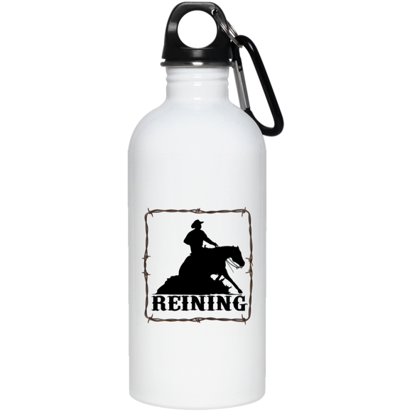 REINING STYLE 1 4HORSE 23663 20 oz. Stainless Steel Water Bottle