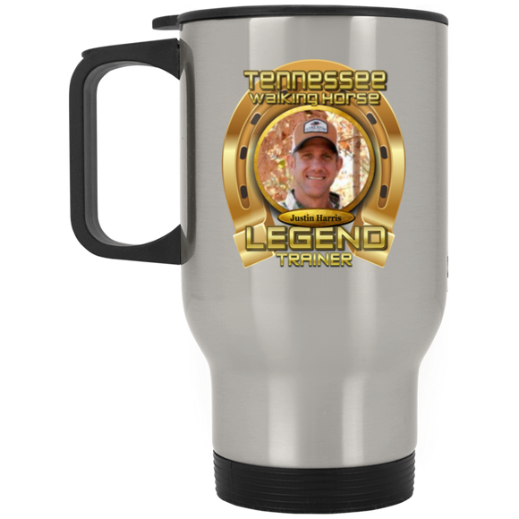 JUSTIN HARRIS (TWH LEGENDS) XP8400S Silver Stainless Travel Mug