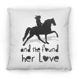 SHE FOUND HER LOVE (TWH pleasure)Bblack art ZP16 Medium Square Pillow