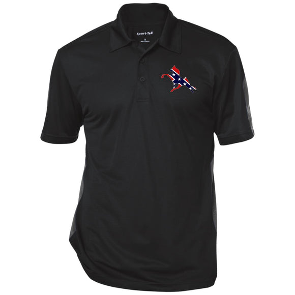 Rebel on the Rail Tennessee Walking Horse Performance ST695 Performance Textured Three-Button Polo