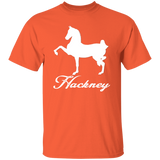 HACKNEY DESIGN 1 (white) 4HORSE G500 5.3 oz. T-Shirt