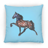 Tennessee Walking Horse Performance All American ZP18 Large Square Pillow