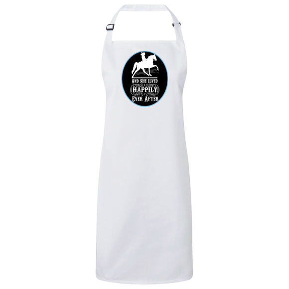 SHE LIVED HAPPY EVERY AFTER TWH PLEASURE RP150 Sustainable Unisex Bib Apron