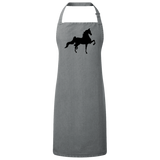 American Saddlebred (black) RP150 Sustainable Unisex Bib Apron