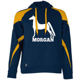 Morgan 229546 Athletic Colorblock Fleece Hoodie