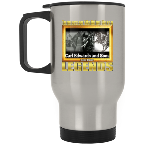CARL EDWARDS AND SONS (Legends Series) XP8400S Silver Stainless Travel Mug