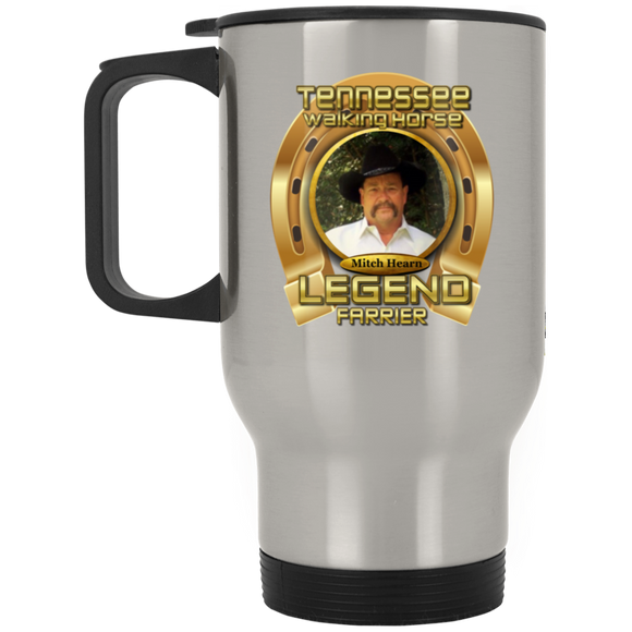 MITCH HEARN (TWH LEGENDS) XP8400S Silver Stainless Travel Mug
