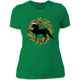 American Saddlebred (Christmas) NL3900 Ladies' Boyfriend T-Shirt