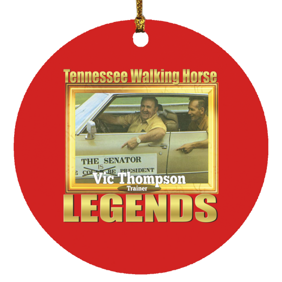 VIC THOMPSON (Legends Series) SUBORNC Circle Ornament