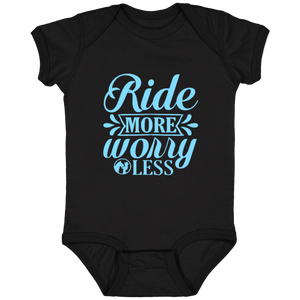 RIDE MORE WORRY LESS 4424 Infant Fine Jersey Bodysuit