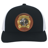 BLAISE BROCCARD (Legends Series) Round Leather Patch 104C Trucker Snap Back - Patch