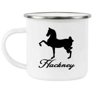 HACKNEY DESIGN 1 (black) 4HORSE 21271 Enamel Camping Mug