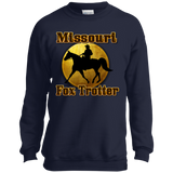 MISSOURI FOX TROTTER 1 PC90Y Youth Crewneck Sweatshirt