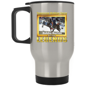 BOBBY BURTON (Legends Series) XP8400S Silver Stainless Travel Mug