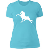 Tennessee Walking Horse Performance (WHITE) NL3900 Ladies' Boyfriend T-Shirt