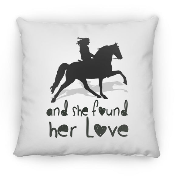 SHE FOUND HER LOVE (TWH pleasure)Bblack art ZP18 Large Square Pillow