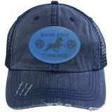 WALKIN ACROSS TENNESSEE TWH 6990 Distressed Unstructured Trucker Cap - Patch