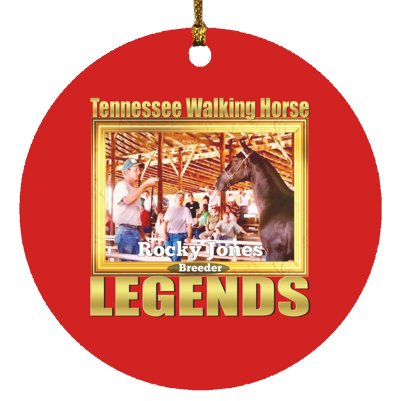 ROCKY JONES (Legends Series) SUBORNC Circle Ornament